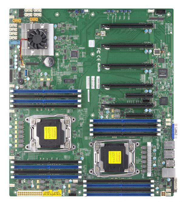 超微X10DRL-LN4 C612芯片 板载4千兆网卡主板